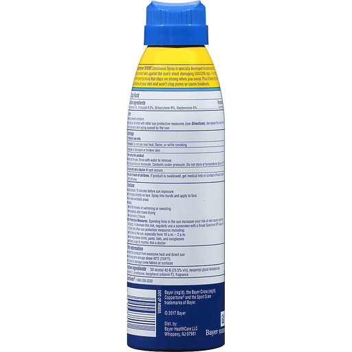 slide 2 of 5, Coppertone Sport Sunscreen Spray SPF 50, 5.5 oz