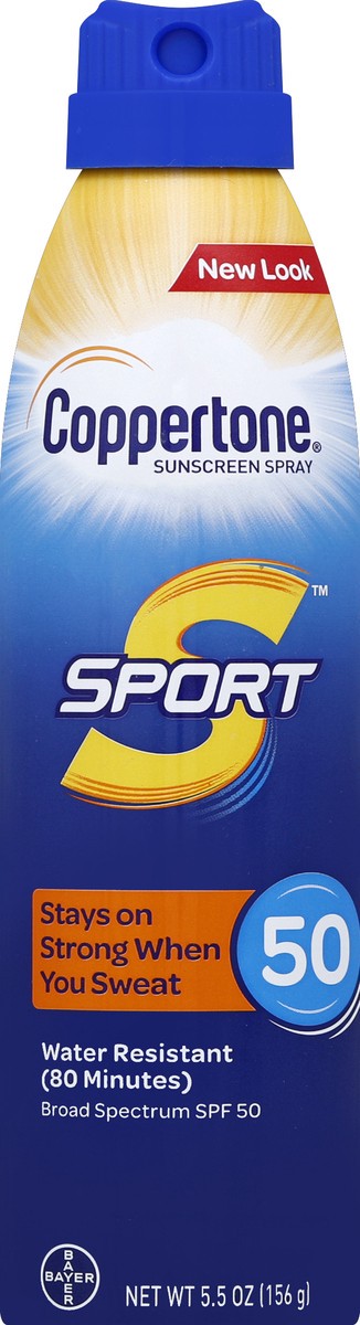 slide 5 of 7, Coppertone Sport SPF 50 Sunscreen Spray, 