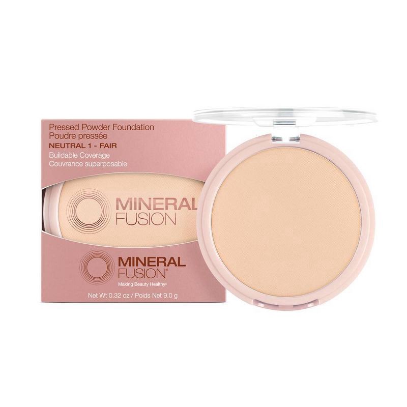 slide 3 of 3, Mineral Fusion Age-Defying Pressed Powder Foundation - Neutral 1 - Fair - 0.32oz, 0.32 oz