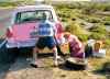 slide 1 of 1, Avanti Card Anniversary Old Couple Changing Tire, 1 ct