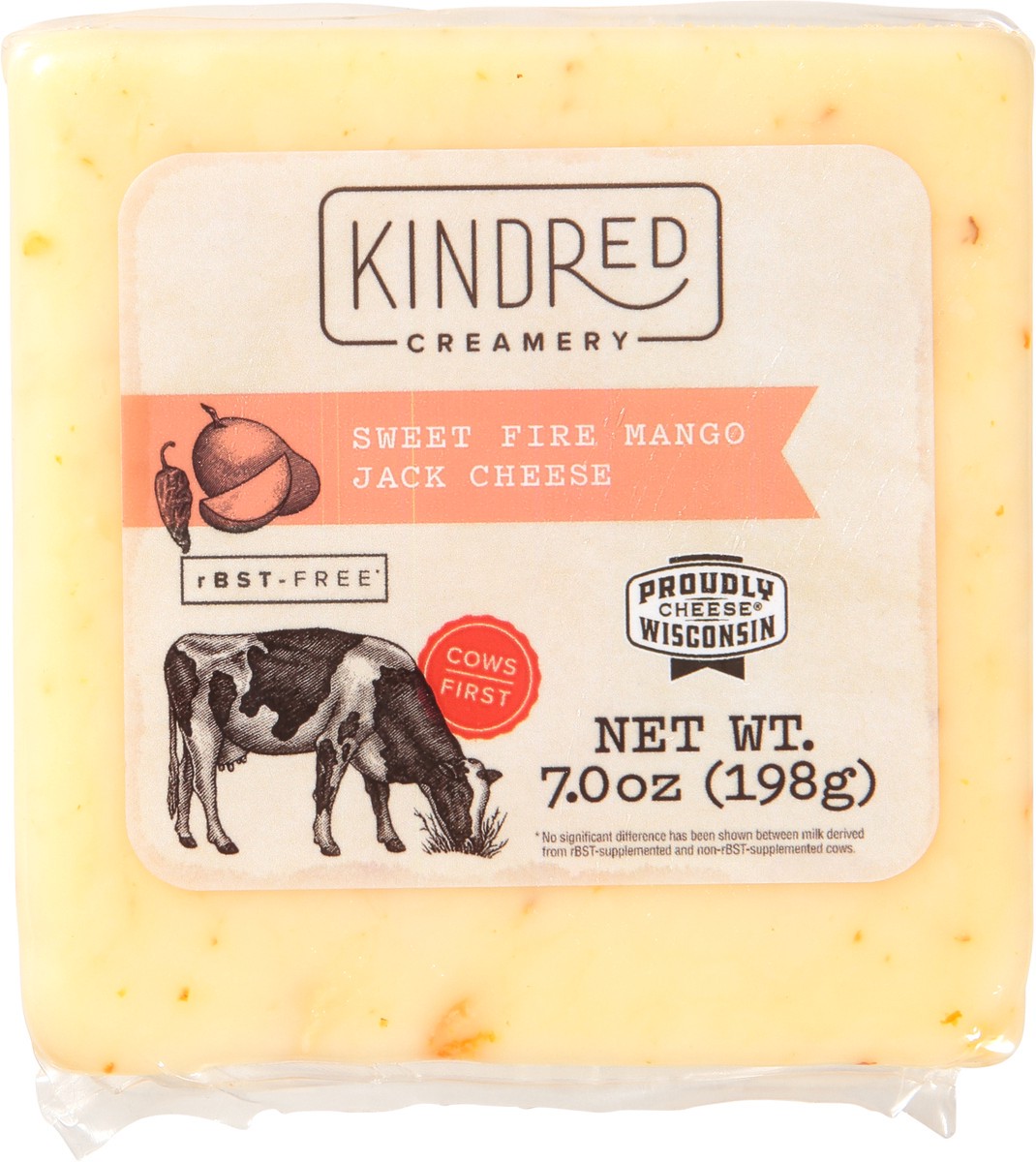 slide 9 of 9, Kindred Creamery Jack Sweet Fire Mango Cheese 7.0 oz, 7 oz