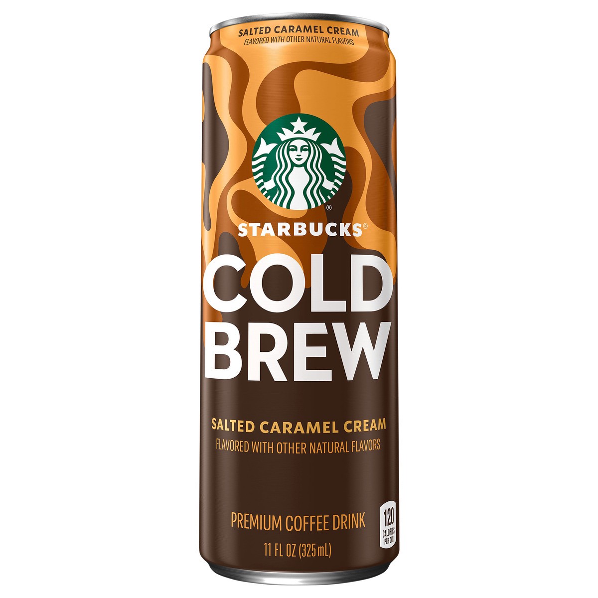slide 4 of 8, Starbucks Cold Brew Premium Coffee Drink Salted Caramel Cream - 11 fl oz, 11 fl oz