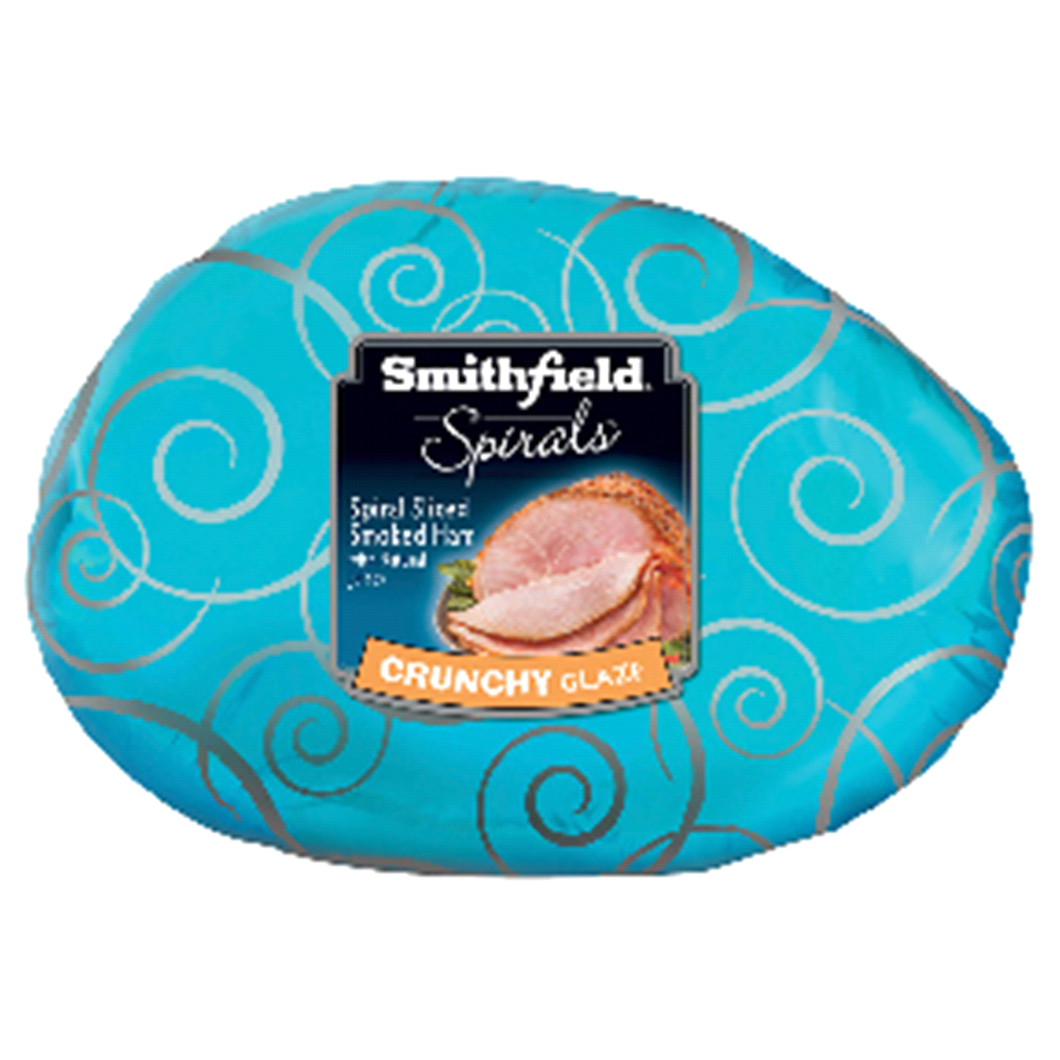 slide 1 of 1, Smithfield Crunchy Glaze Smoked Spiral Ham, per lb