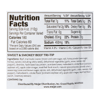 slide 3 of 5, FRESH FROM MEIJER Certified Angus Beef Sweet & Smokey Beef Tri-Tip, per lb