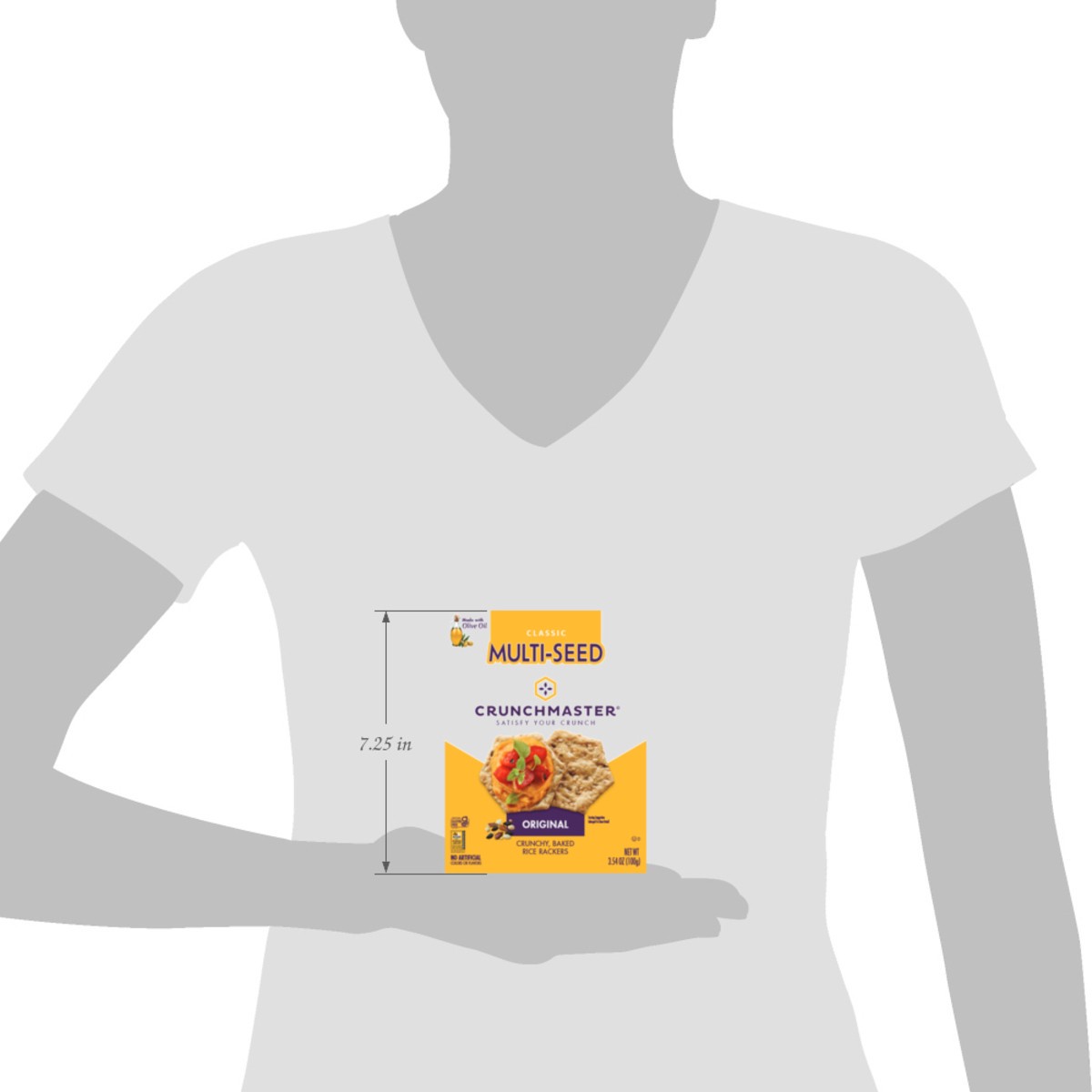 slide 10 of 10, Crunchmaster Multi-Seed Original, 3.54 oz