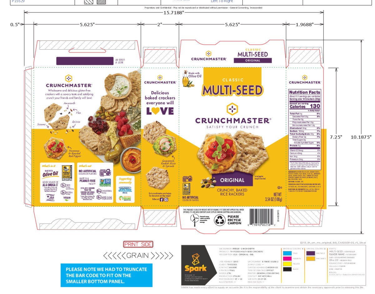 slide 9 of 10, Crunchmaster Multi-Seed Original, 3.54 oz