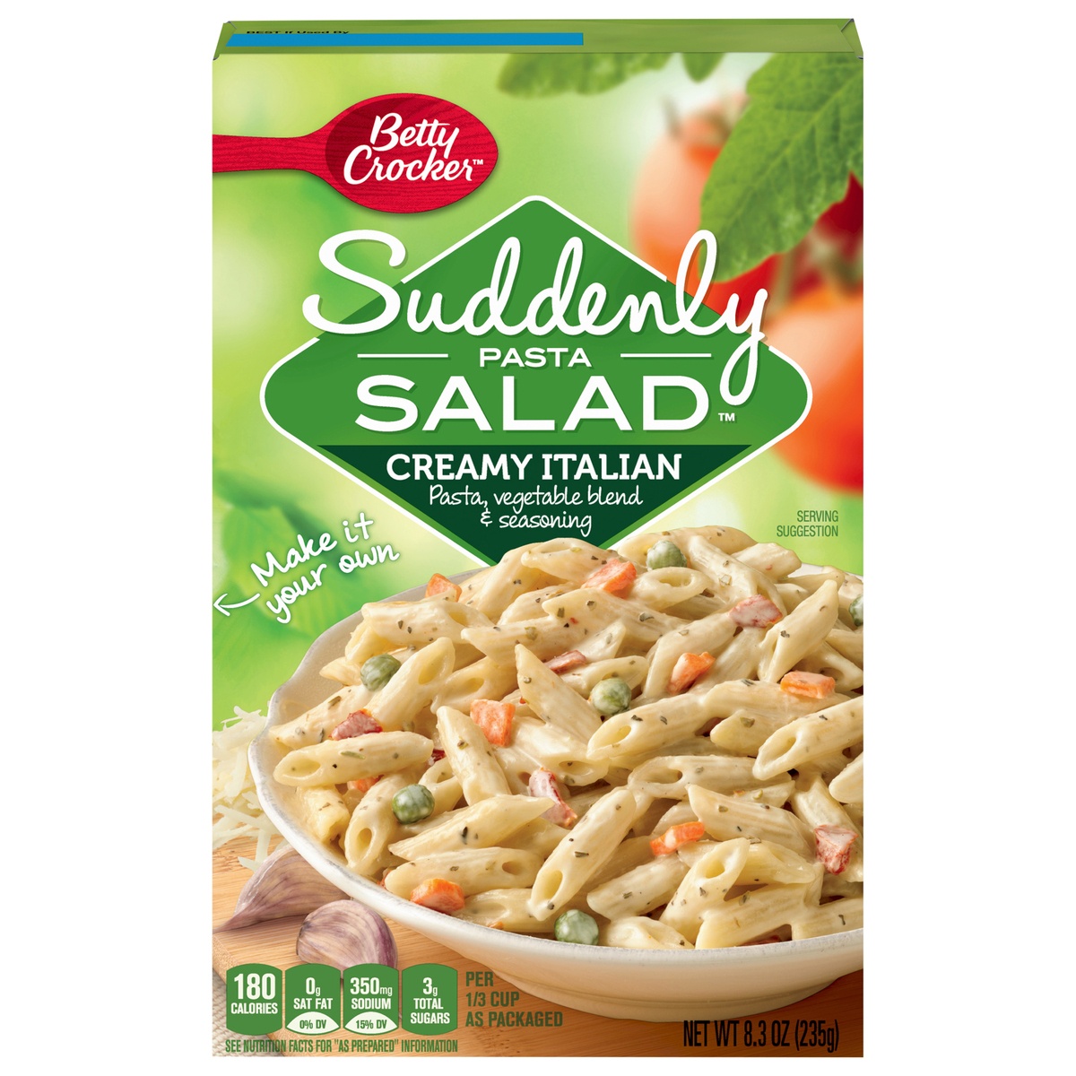 slide 1 of 1, Betty Crocker Suddenly Creamy Italian Pasta Salad Mix, 8.3 oz, 8.3 oz