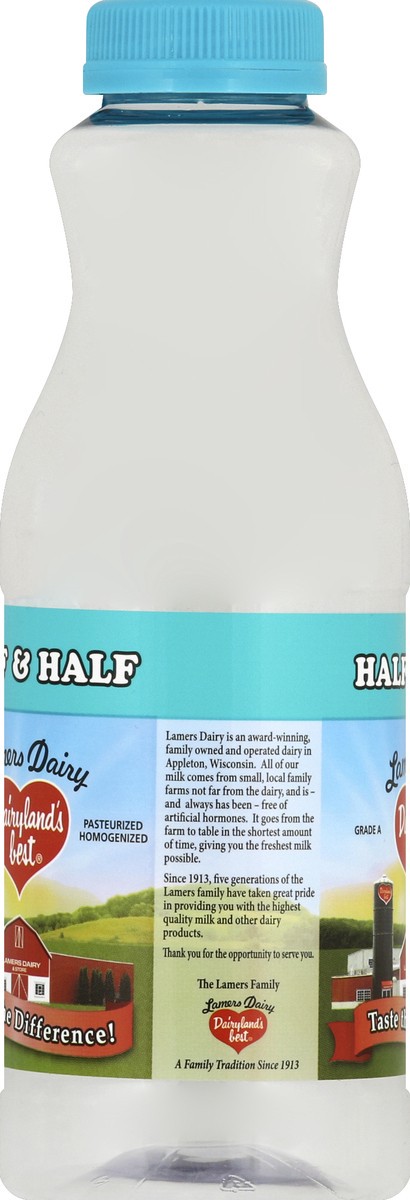 slide 6 of 6, Dairylands Best Half & Half 16 oz, 16 oz