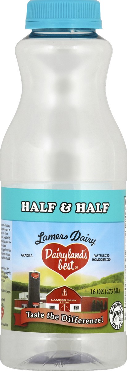 slide 2 of 6, Dairylands Best Half & Half 16 oz, 16 oz