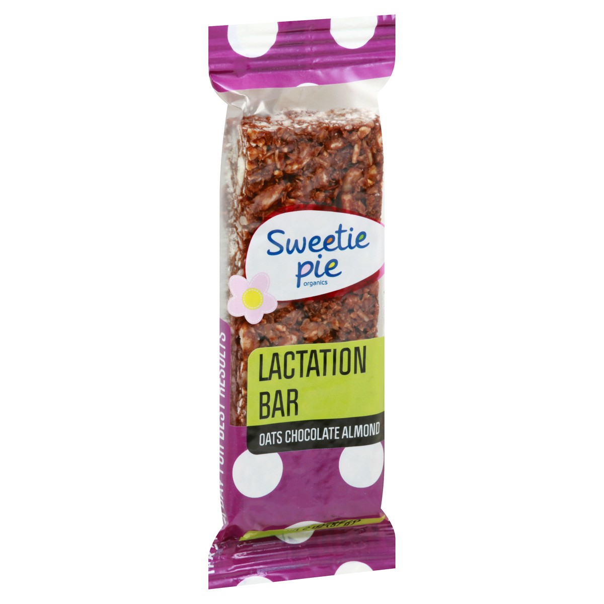 slide 3 of 13, Sweetie Pie Organics Oats Chocolate Almond Lactation Bar 2 oz, 2 oz