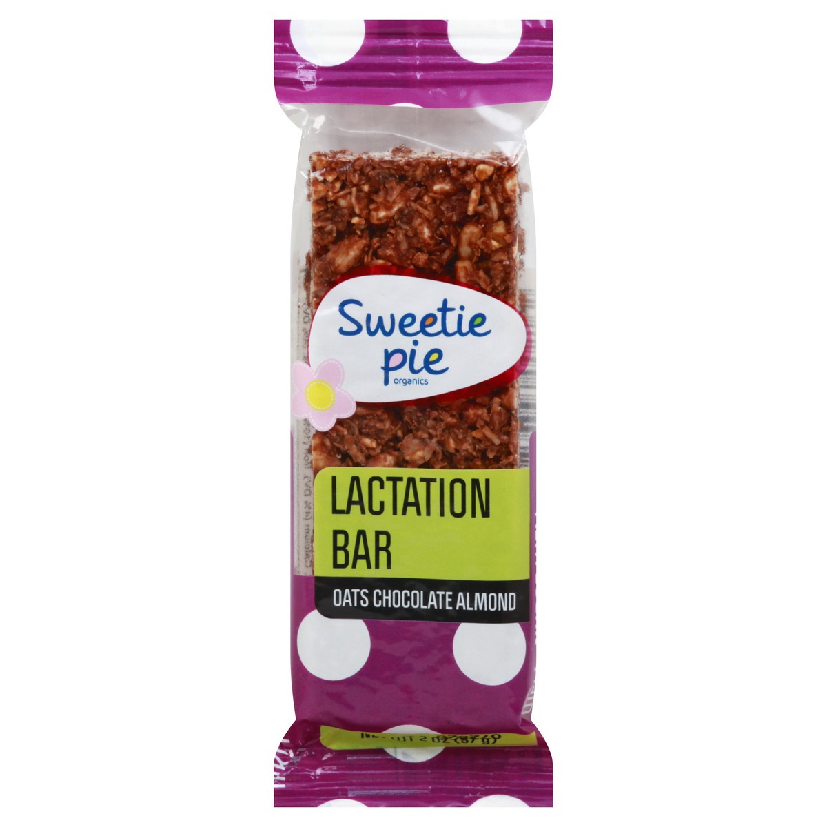 slide 13 of 13, Sweetie Pie Organics Oats Chocolate Almond Lactation Bar 2 oz, 2 oz