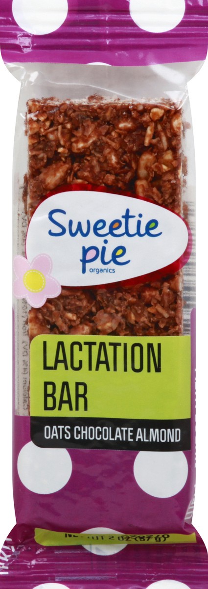 slide 7 of 13, Sweetie Pie Organics Oats Chocolate Almond Lactation Bar 2 oz, 2 oz