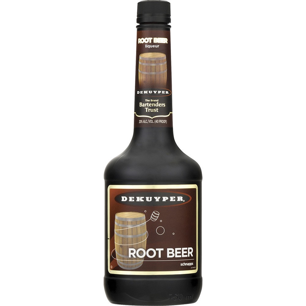 slide 1 of 1, DeKuyper Root Beer Schnapps Liqueur, 750 ml