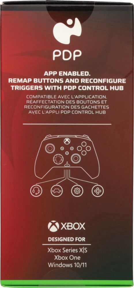 slide 4 of 6, PDP REMATCH™ Advanced Wired Controller: Spirit Red For Xbox Series X|S Xbox One & Windows 10/11 PC, 1 ct