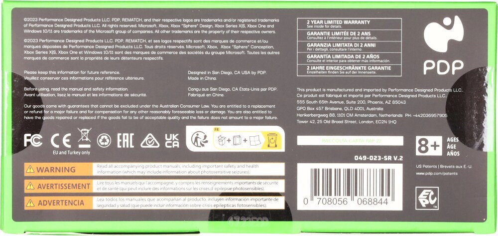 slide 2 of 6, PDP REMATCH™ Advanced Wired Controller: Spirit Red For Xbox Series X|S Xbox One & Windows 10/11 PC, 1 ct