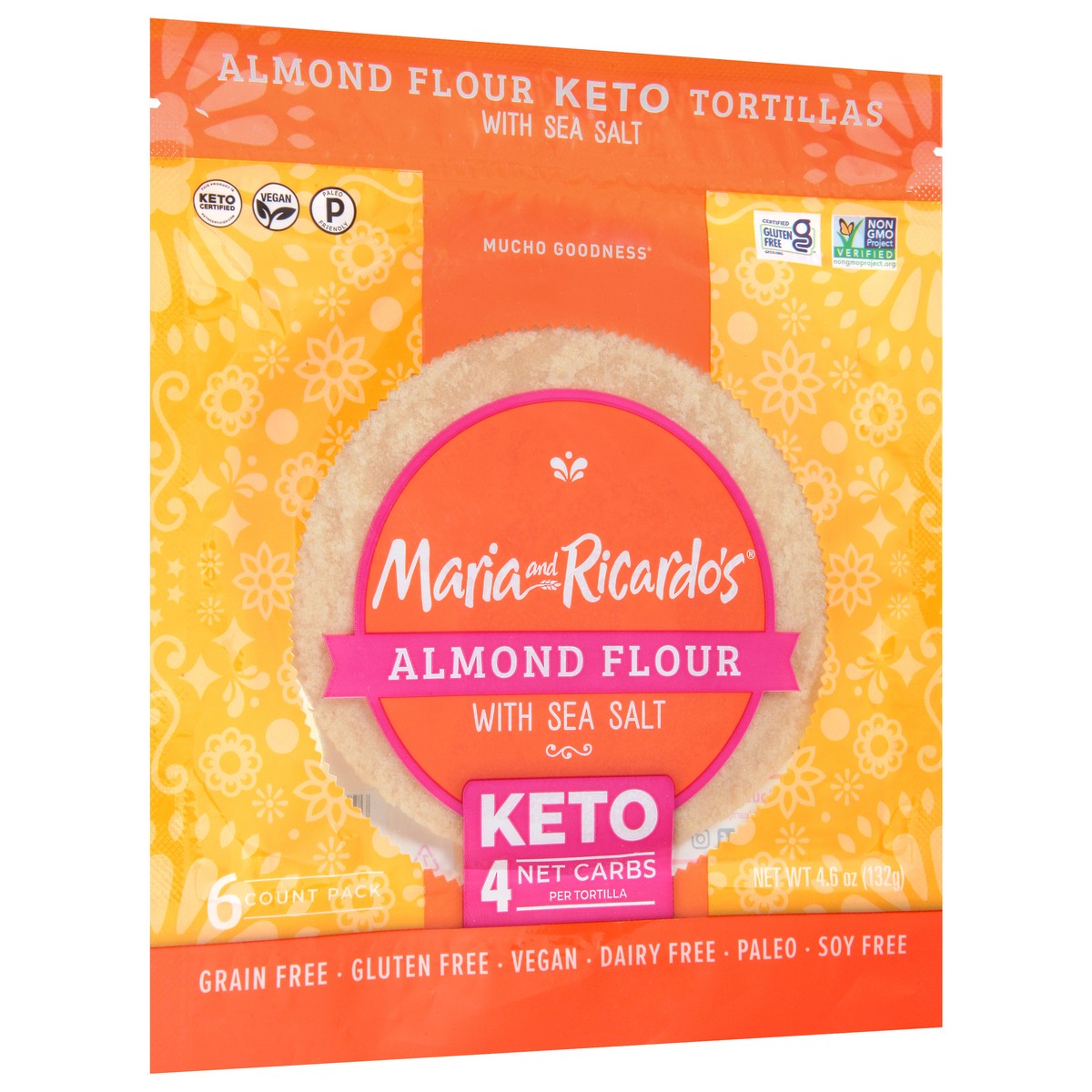 slide 5 of 9, Maria & Ricardo's Maria & Rich Almnd Flo, 4.6 oz