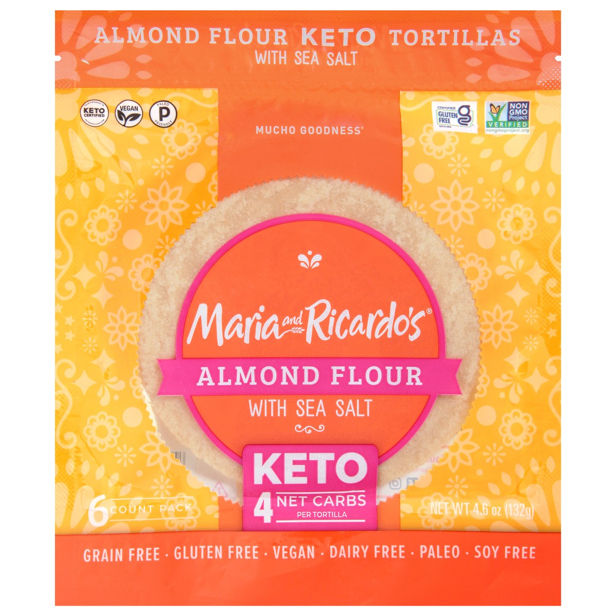 slide 1 of 9, Maria & Ricardo's Maria & Rich Almnd Flo, 4.6 oz