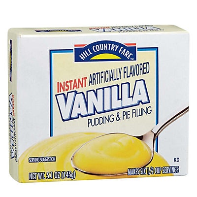 slide 1 of 1, Hill Country Fare Instant Vanilla Pudding, 5.1 oz