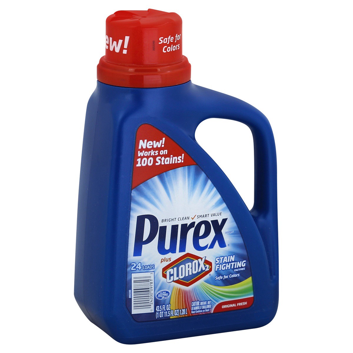 slide 1 of 2, Purex Detergent 43.5 oz, 43.5 fl oz