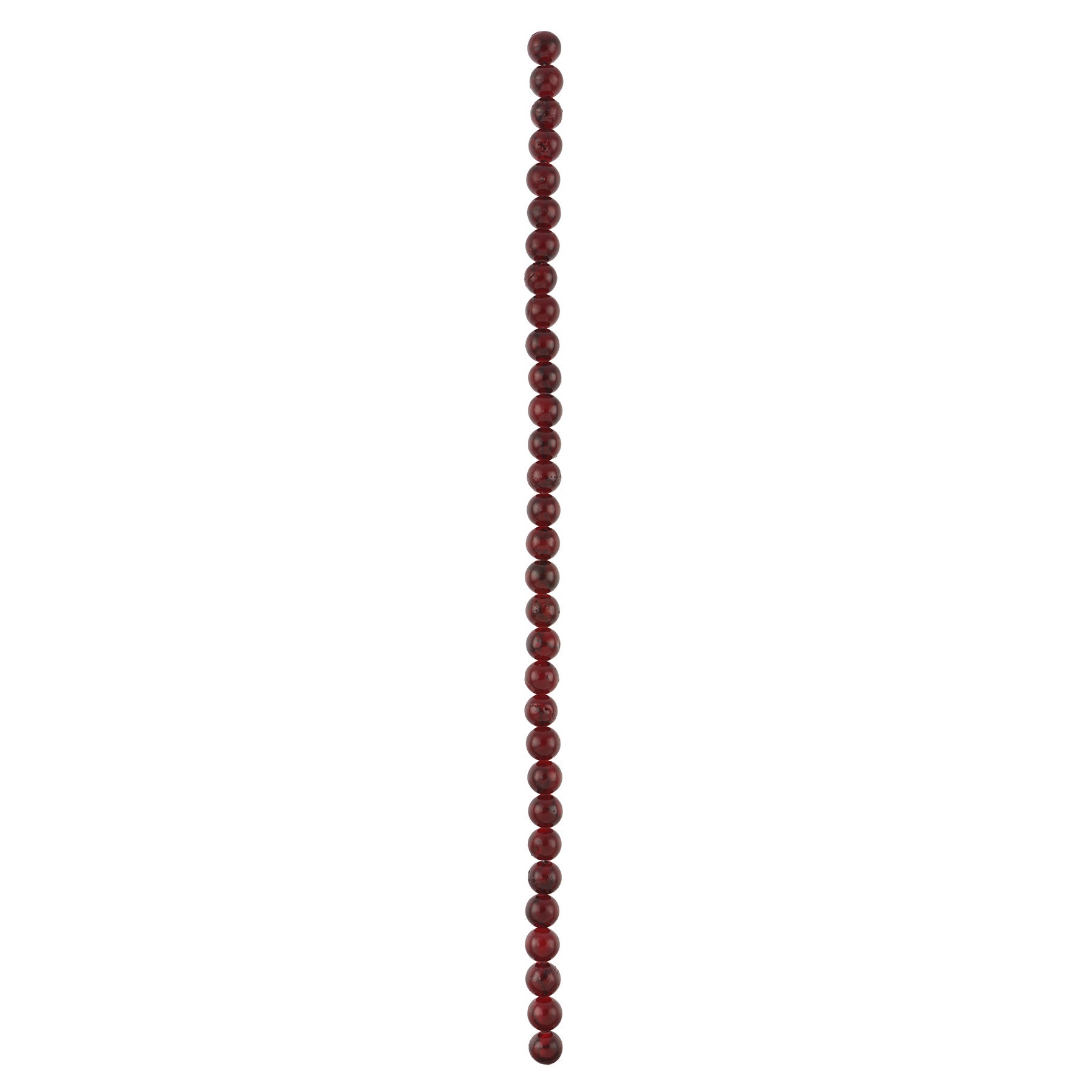 slide 3 of 3, Dark Red Dyed Quartz Round Beads, 8mm By Bead Landing, 8mm