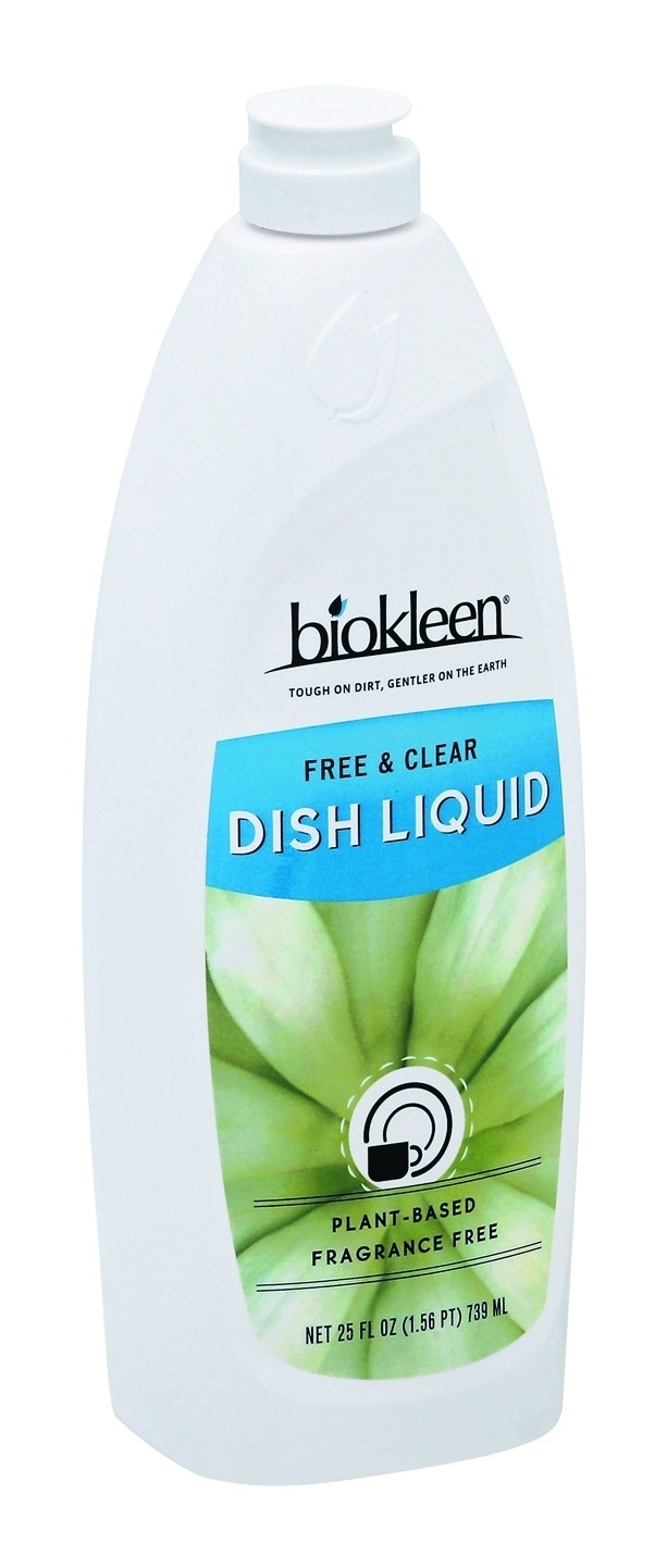 slide 1 of 1, Biokleen Free & Clear Dish Liquid, 25 fl oz
