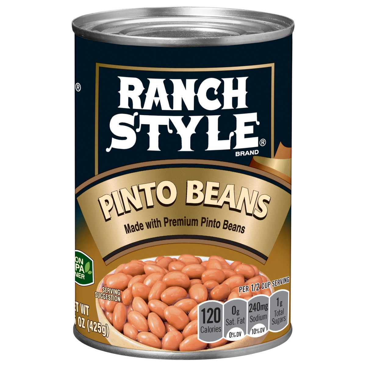 slide 1 of 2, Ranch Style Beans Pinto Beans 15 oz, 15 oz