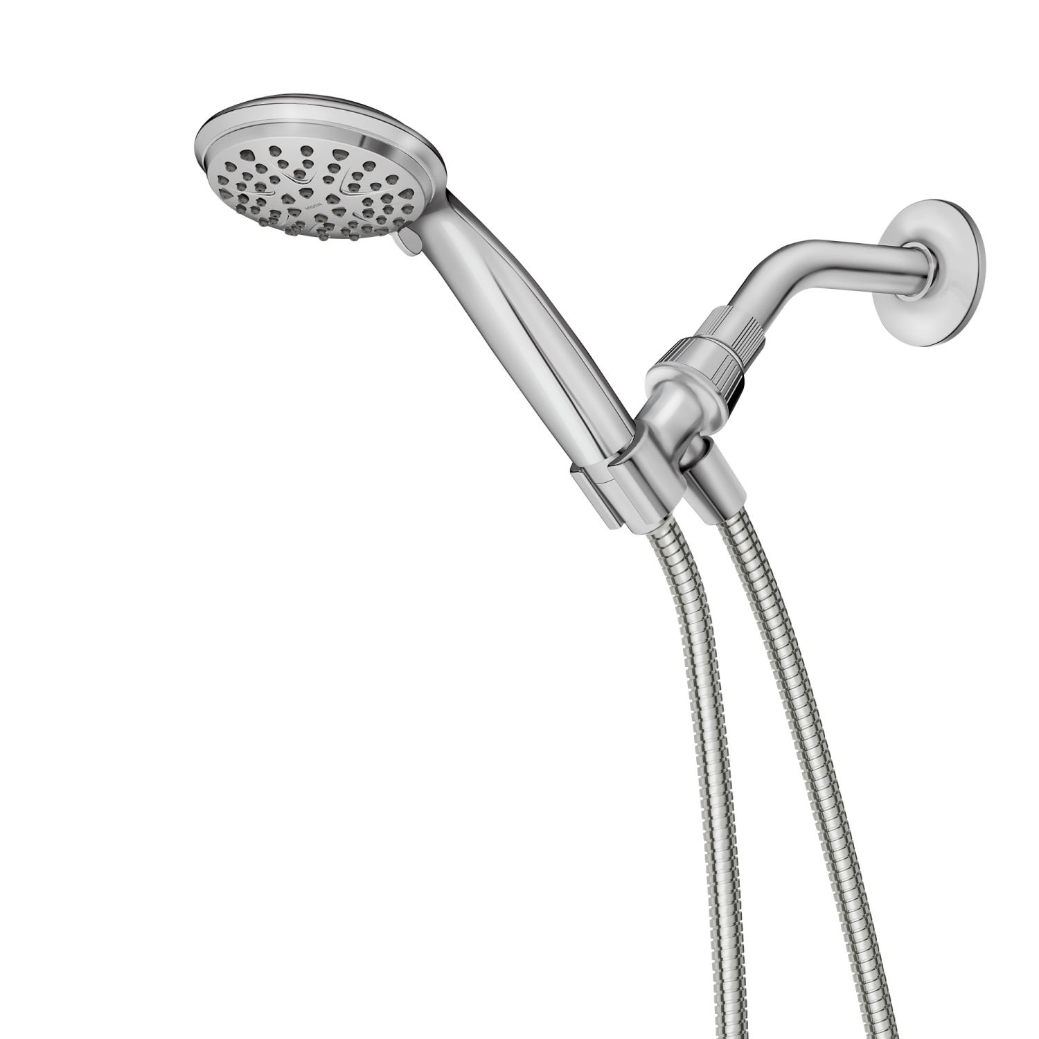 slide 1 of 4, Moen Attune 218H0 Six-Function 4-Inch Handheld Showerhead, Chrome, 1 ct