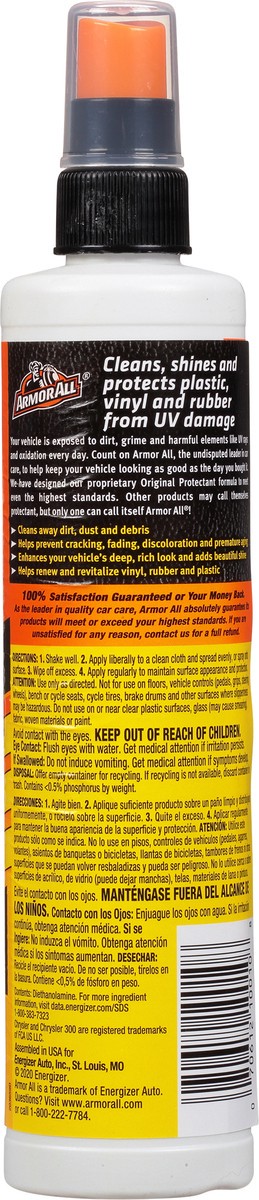 slide 6 of 9, Armor All Original Protectant Pump Bottle - 10 FL OZ, 10 fl oz