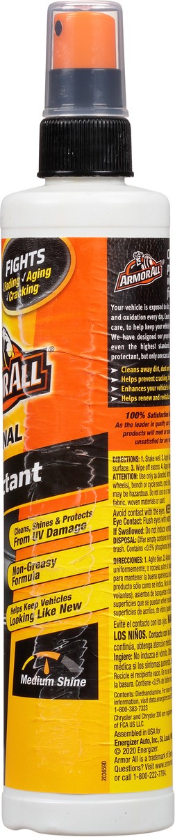 slide 8 of 9, Armor All Original Protectant Pump Bottle - 10 FL OZ, 10 fl oz