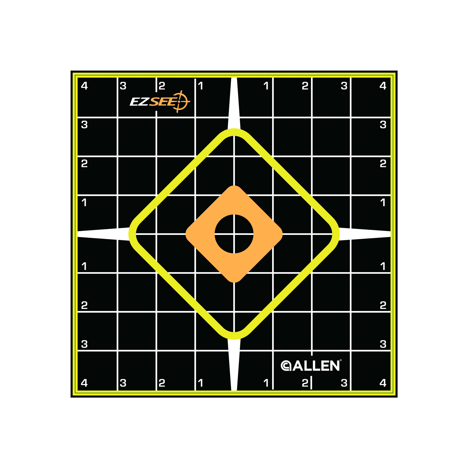 slide 1 of 1, EZ See Splash 8x8 Adhesive Grid Target, 6 ct