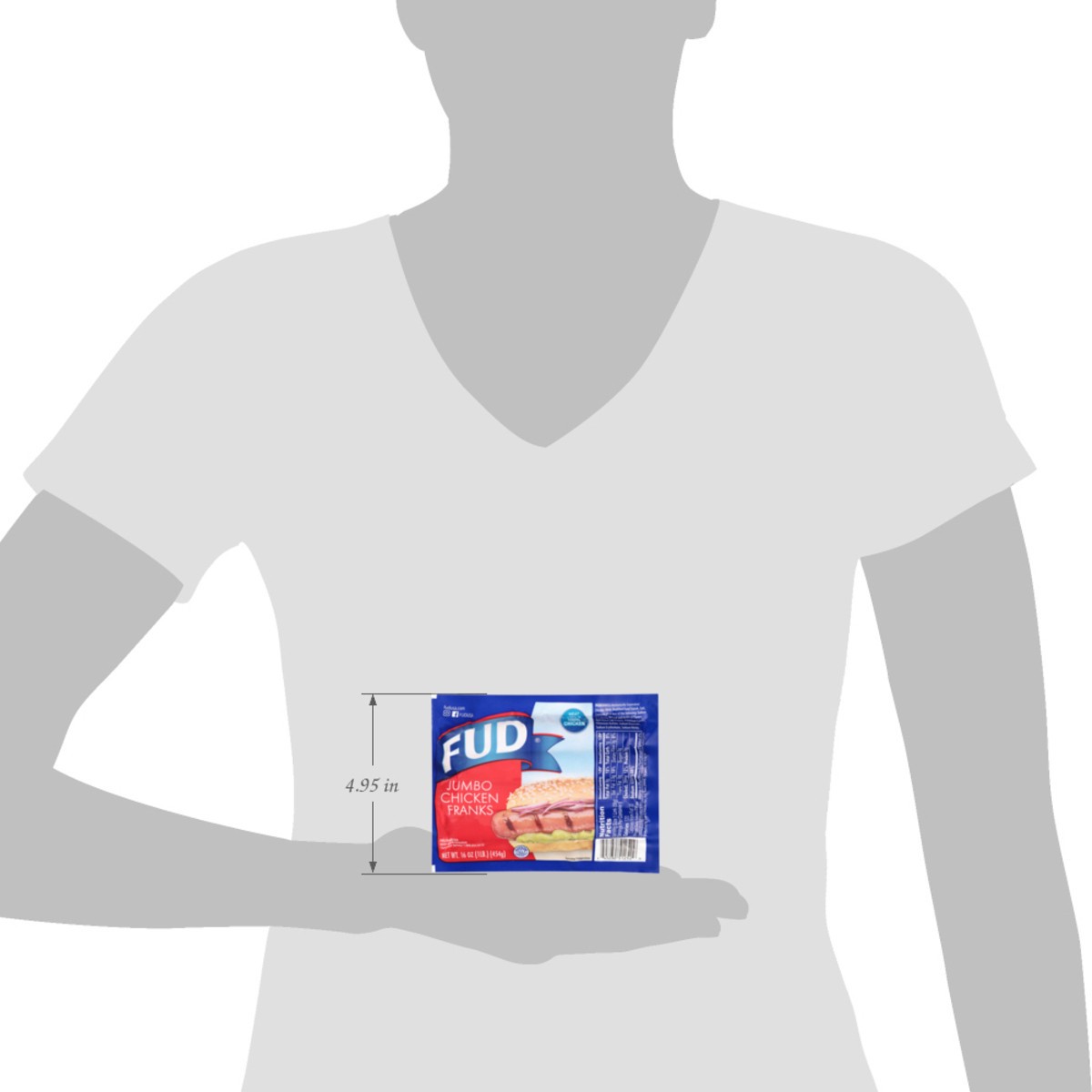 slide 11 of 15, FUD Jumbo Chicken Franks 16 oz, 16 oz