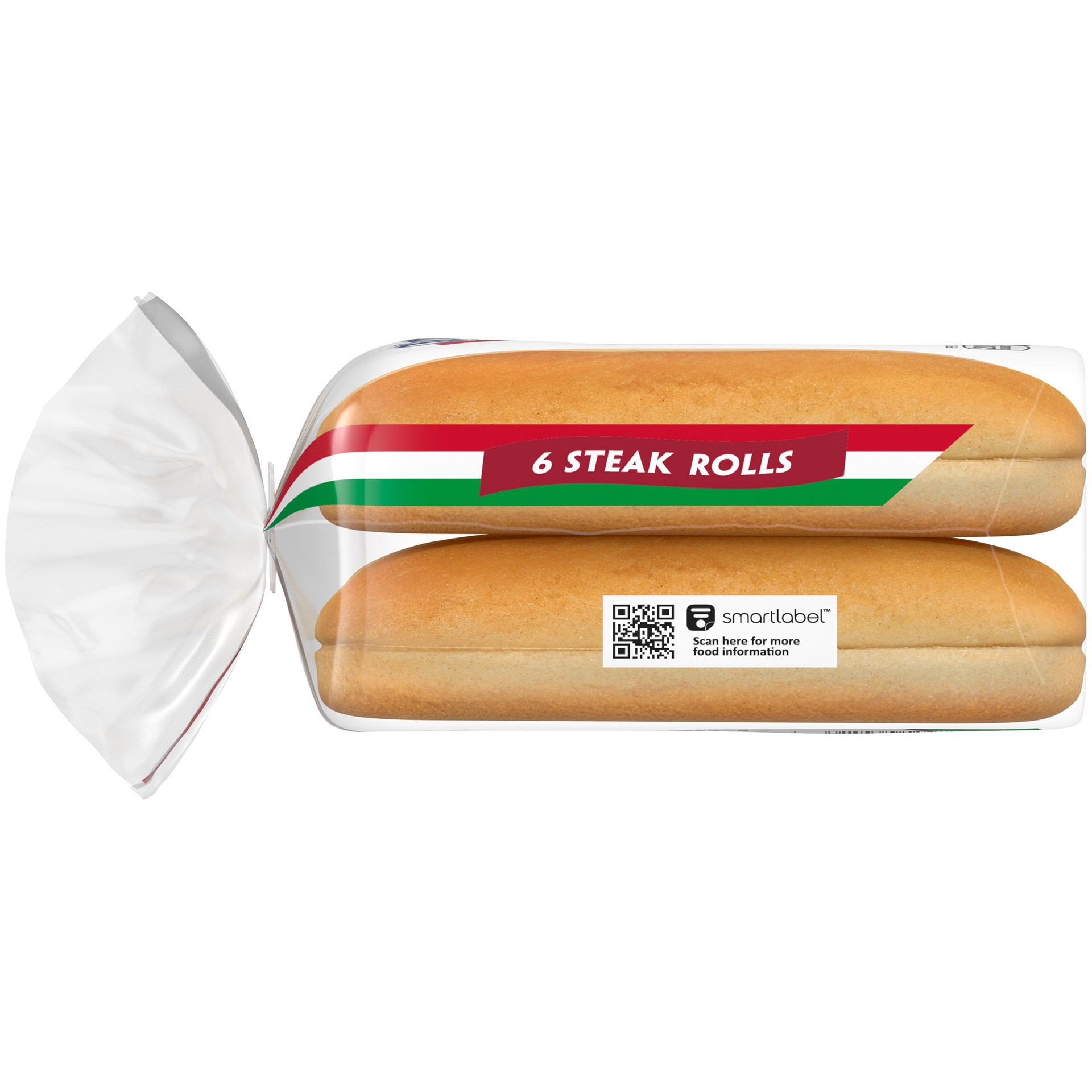 slide 2 of 5, Maier's Premium Italian Steak Rolls, 6 count, White Sandwich Rolls, 15 oz Bag, 15 oz