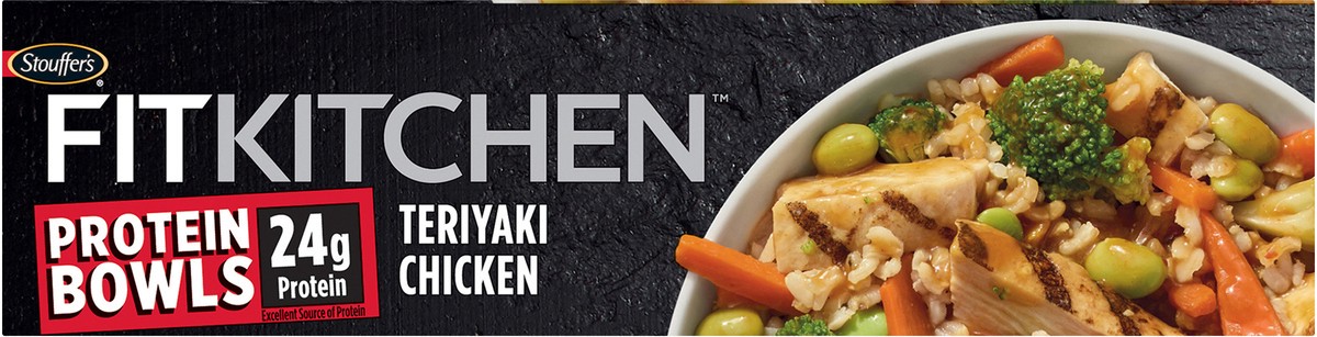 slide 4 of 13, STOUFFER'S FIT KITCHEN Protein Bowls Teriyaki Chicken 12 oz. Box, 12 oz