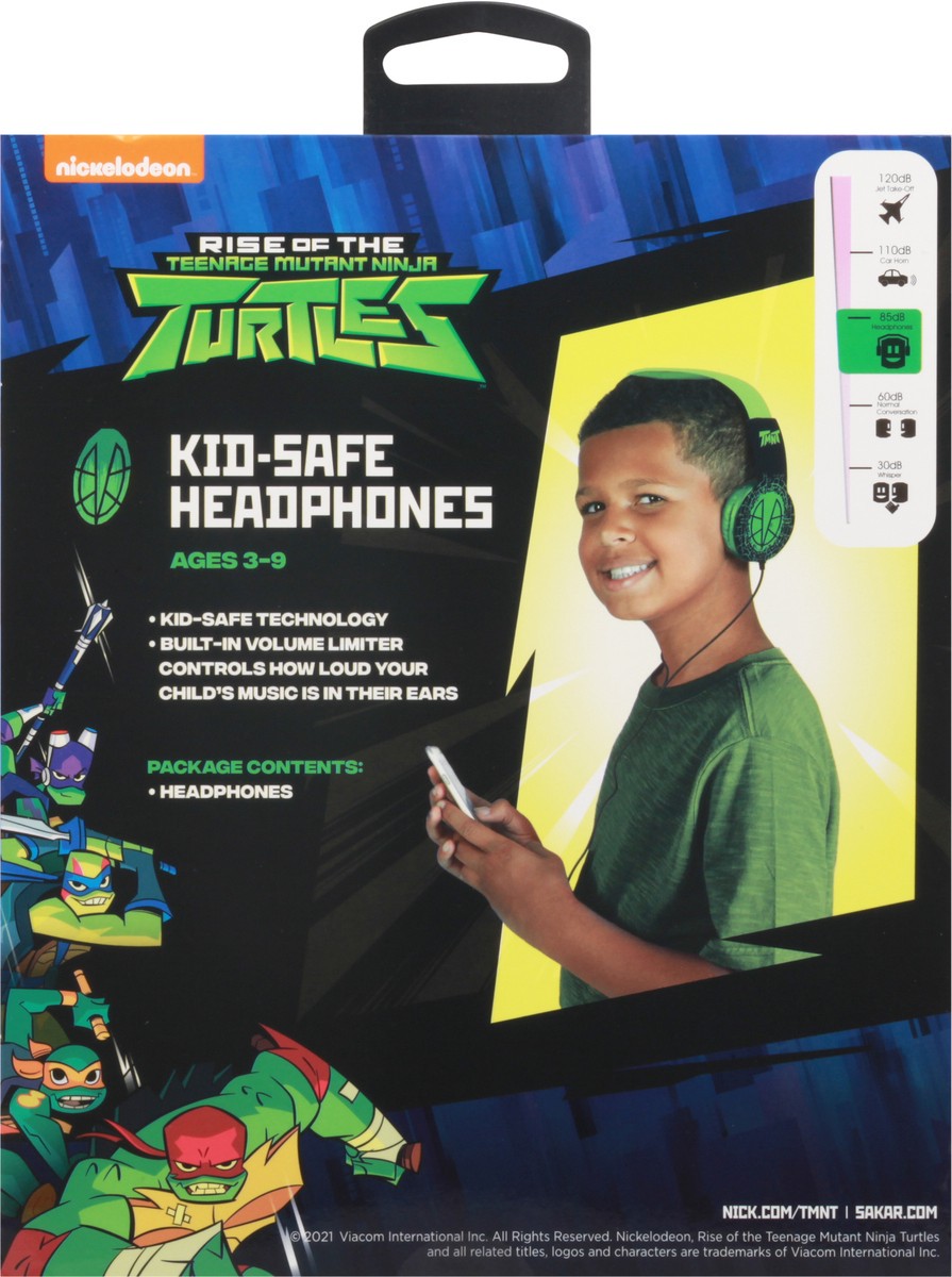 slide 5 of 11, Sakar Teenage Mutant Ninja Turtles Kid-Safe Headphones 1 ea, 1 ea
