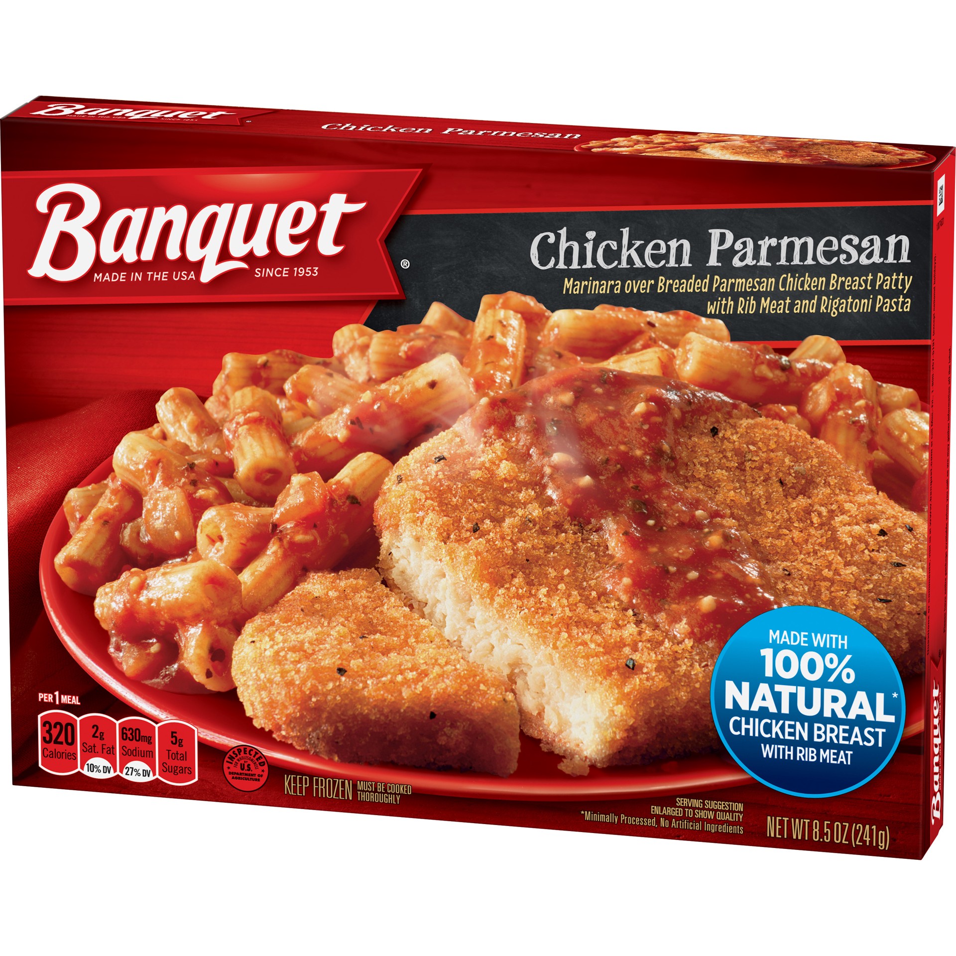 slide 4 of 5, Banquet Chicken Parmesan 8.5 oz, 8.5 oz