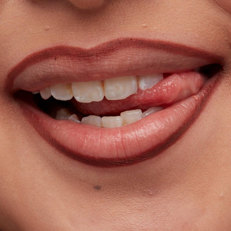 slide 6 of 6, NYX Professional Makeup Suede Matte Lip Liner, Cold Brew, 0.035 oz