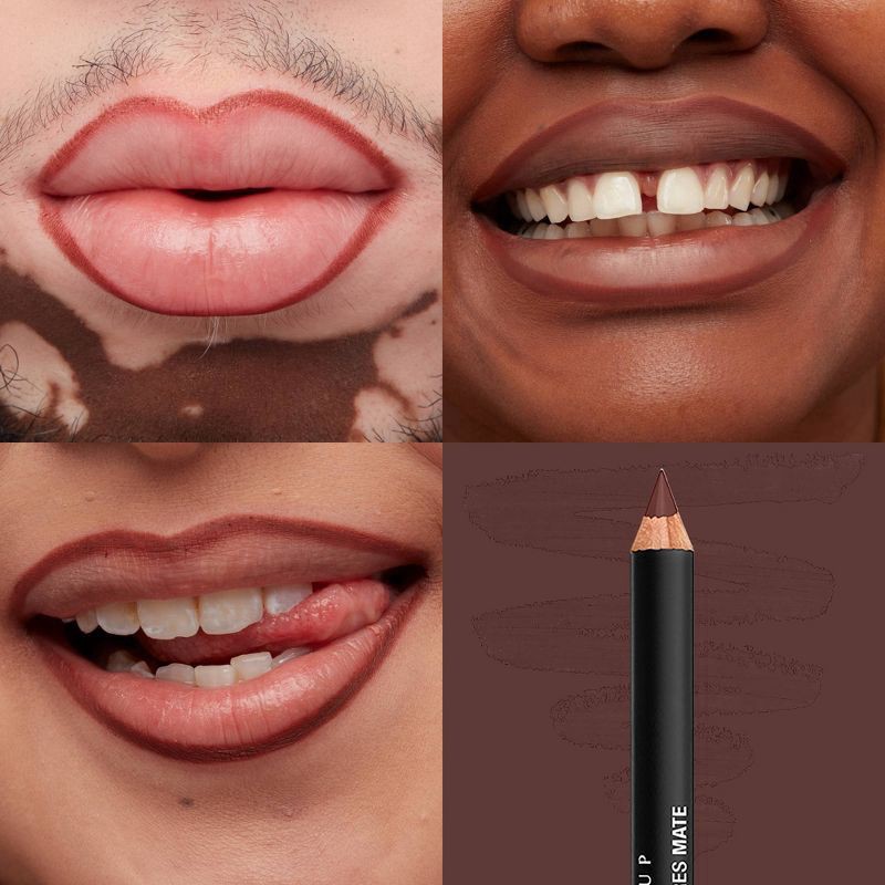 slide 5 of 6, NYX Professional Makeup Suede Matte Lip Liner, Cold Brew, 0.035 oz