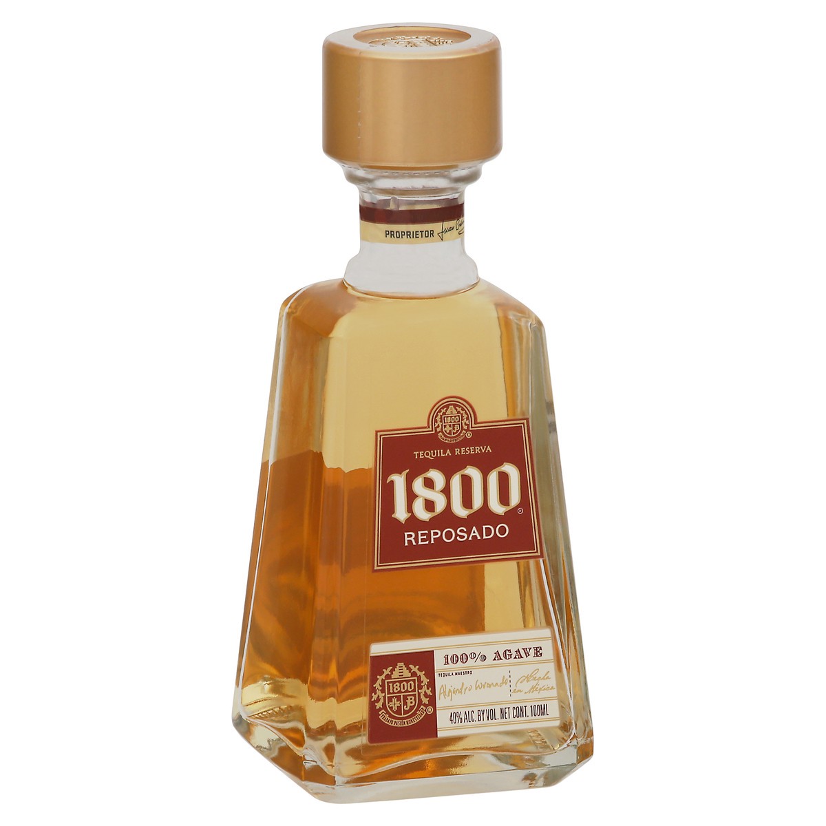 slide 3 of 8, 1800 Tequila Reposado 100 ml, 100 ml