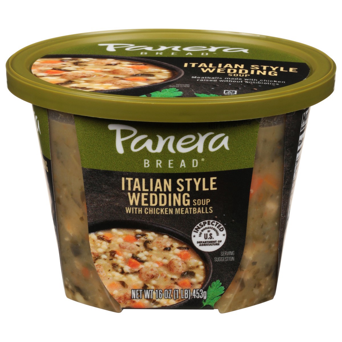 slide 3 of 11, Panera Bread Italian Style Wedding Soup with Chicken Meatballs 16 oz, 1 ct