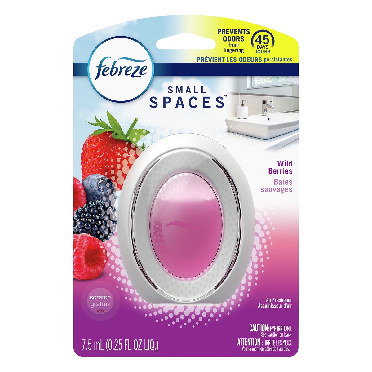 slide 1 of 4, Febreze Berry Small Spaces Air Freshener, 1 ct