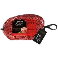 Smithfield Hickory Spiral Sliced Half Ham - 8 Lb