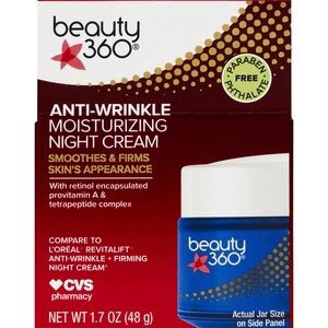slide 1 of 1, Beauty 360 Anti-Wrinkle Moisturizing Night Cream, 1.7 Oz, 1.7 oz