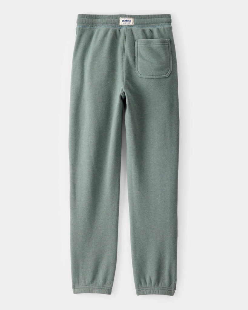 slide 2 of 3, Oshkosh Boys DayDream Fleece Drawstring Joggers - Green Green 7, 1 ct