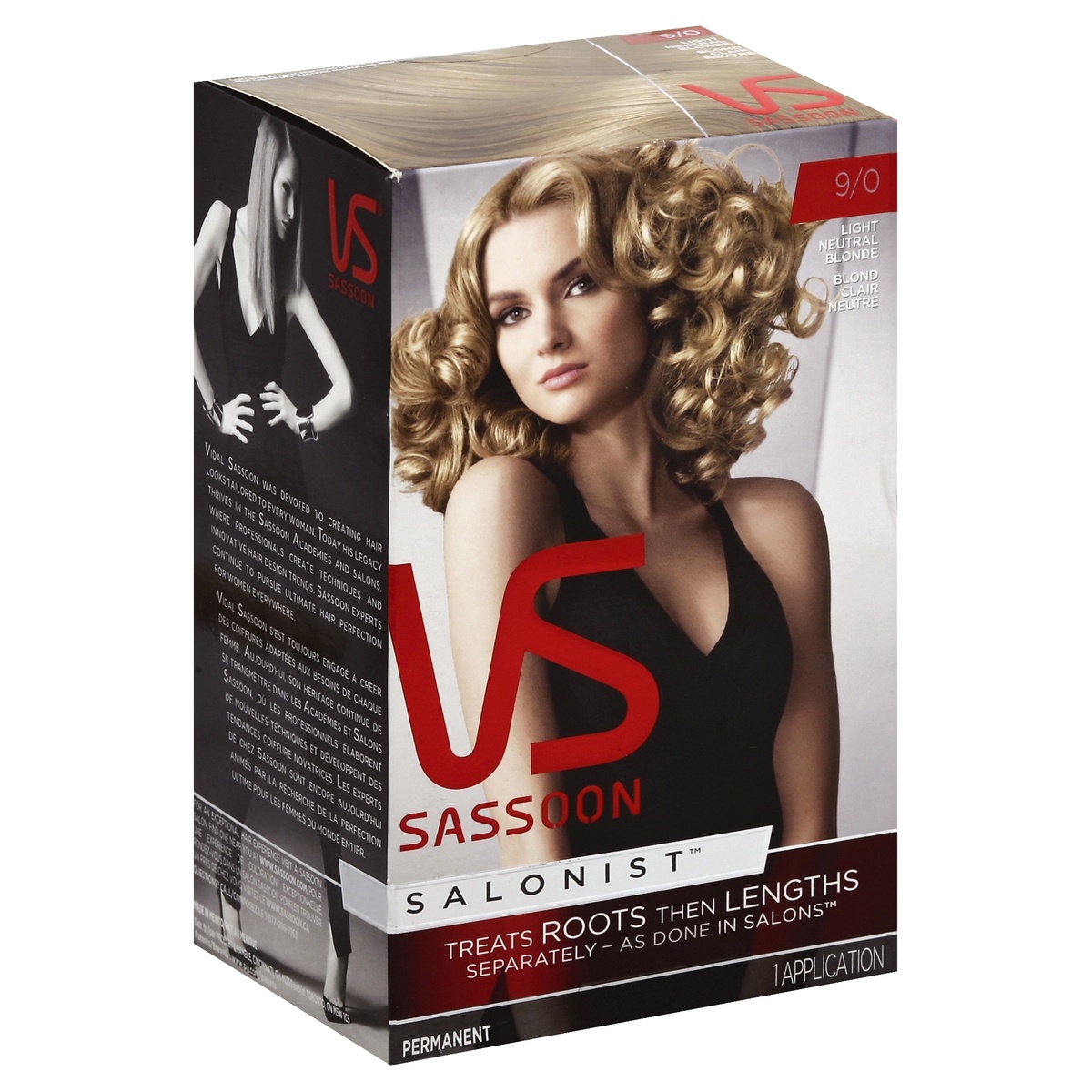 slide 1 of 1, Vidal Sassoon Permanent Hair Color, 1 ct