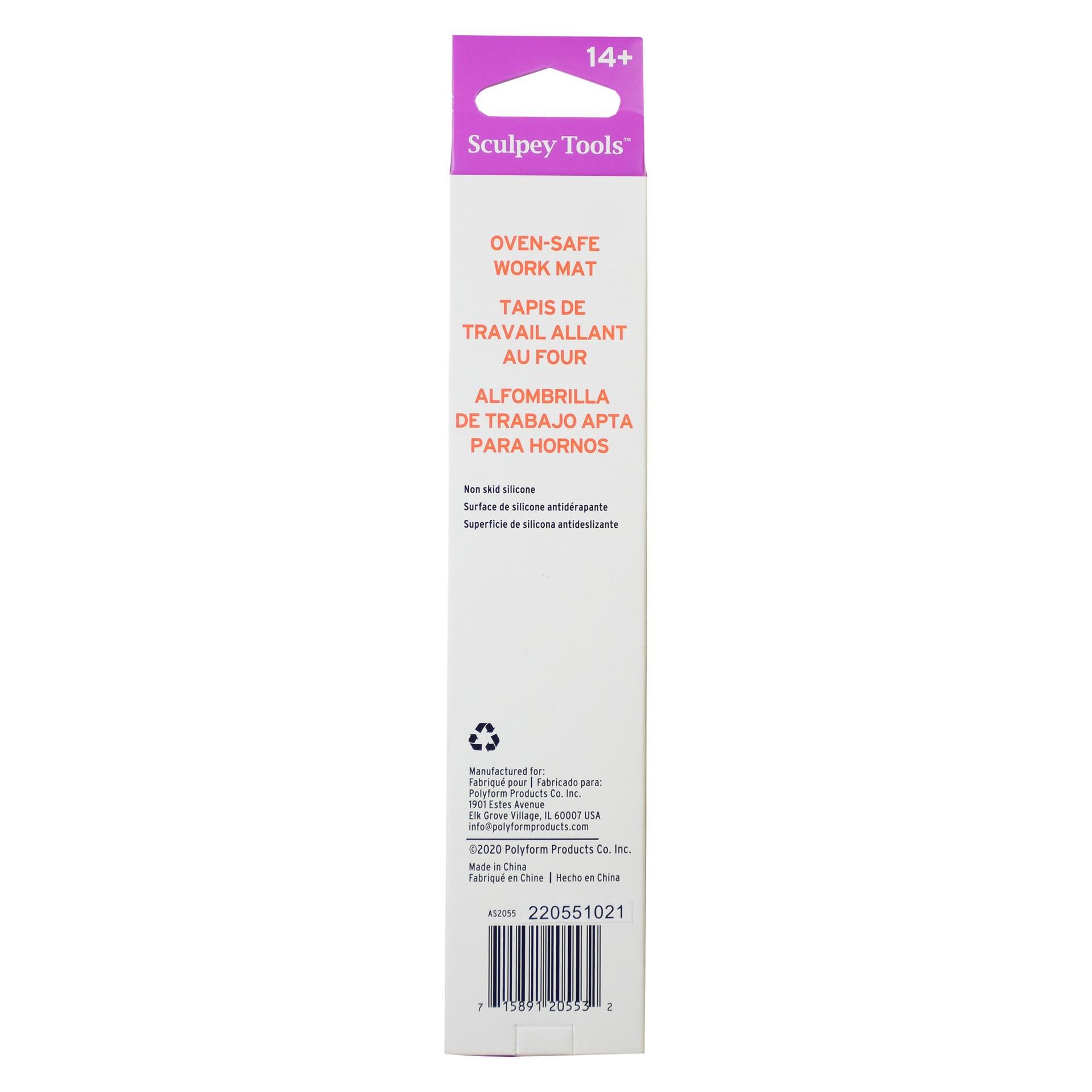 slide 4 of 4, Sculpey Work'n Bake Clay Mat, 7.75 in x 13 in