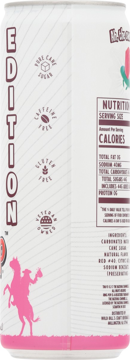 slide 2 of 14, Wild Bills Soda Ring Pop Strawberry, 12 oz