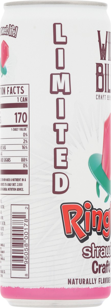 slide 14 of 14, Wild Bills Soda Ring Pop Strawberry, 12 oz