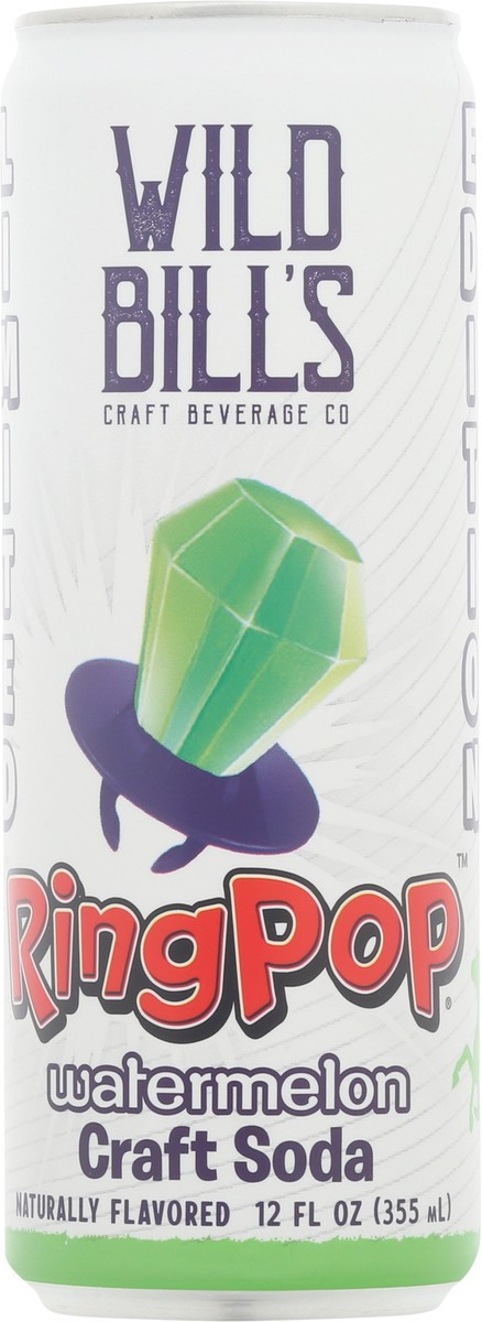 slide 10 of 14, Wild Bills Soda Ring Pop Watermelon, 12 oz