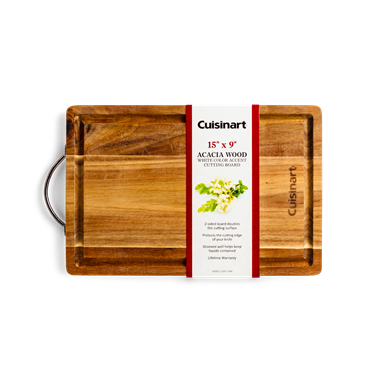 slide 1 of 1, Cuisinart 15-Inch Acacia Cutting Board, 1 ct