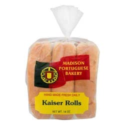 Madison Portuguese Bakery Kaiser Rolls - 6 ct
